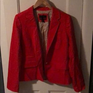 J.Crew Red Orange Blazer Size 12